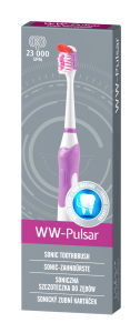 Szczoteczka soniczna WW-Pulsar, fioletowa