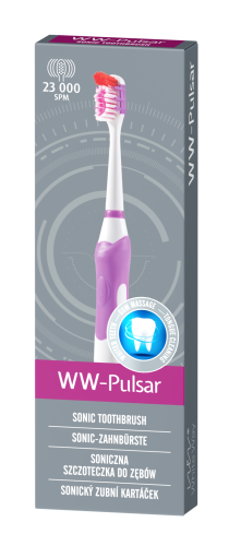 Szczoteczka soniczna WW-Pulsar, fioletowa